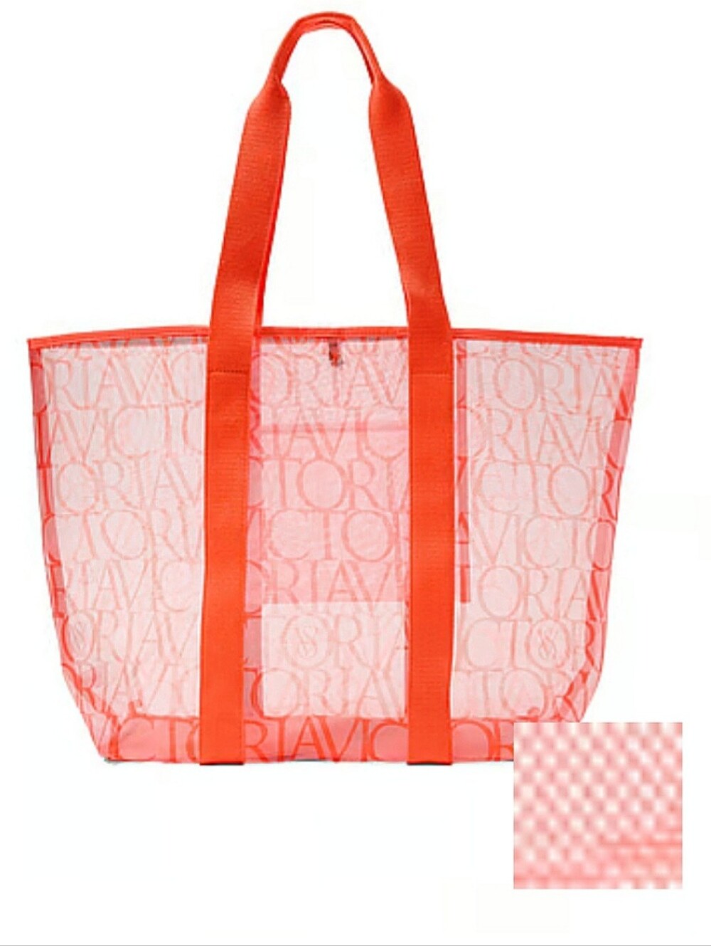 New! Victoria's Secret Mesh Carryall Beach Tote